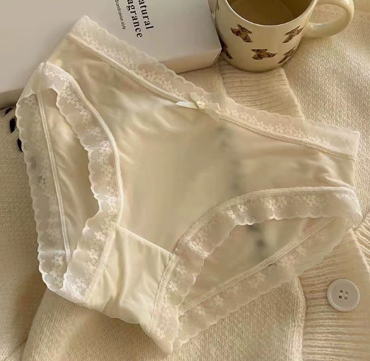 Ice Silk Pure Erotic Pure Cotton Thong Sexy Midriff Women's Pant