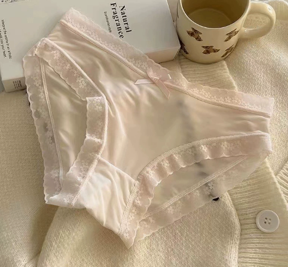 Ice Silk Pure Erotic Pure Cotton Thong Sexy Midriff Women's Pant image