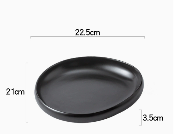 Ceramic Western-style dinner plates, restaurant and commercial tableware