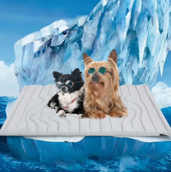 Pet cooling mat for summer, suitable for dogs and cats image