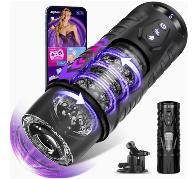Wireless remote control see-through extendable rotate adult sex toy image