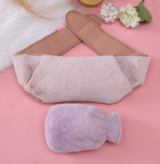 Waist support three-piece set, water-filled hot water bottle, waist warmer image