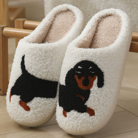 Cartoon kitten winter cotton slippers image