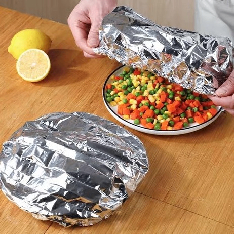 Food-grade aluminum foil food insulation sleeve image