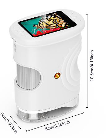 2MP HD Imaging Microscope – Outdoor Exploration & Science Education Toy for Kids image