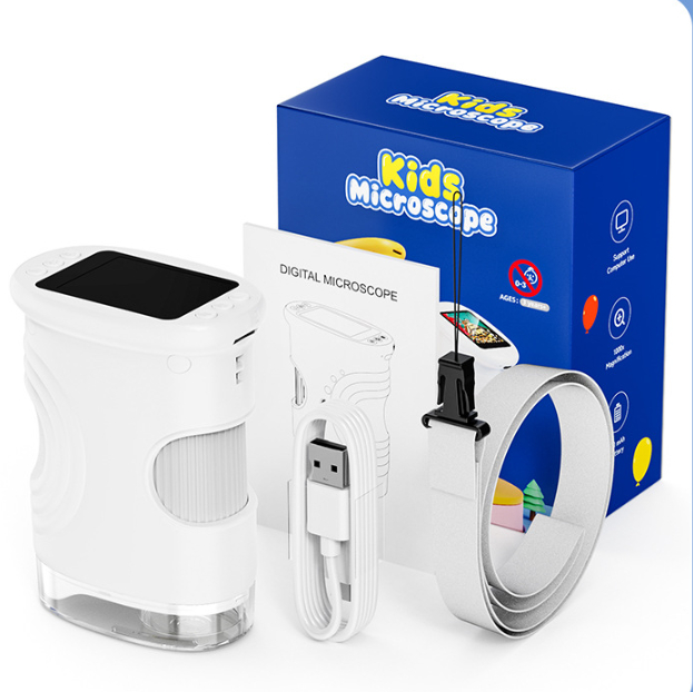 2MP HD Imaging Microscope – Outdoor Exploration & Science Education Toy for Kids