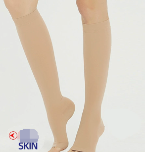 Professional elastic compression stockings, sports compression stockings, level 2 image