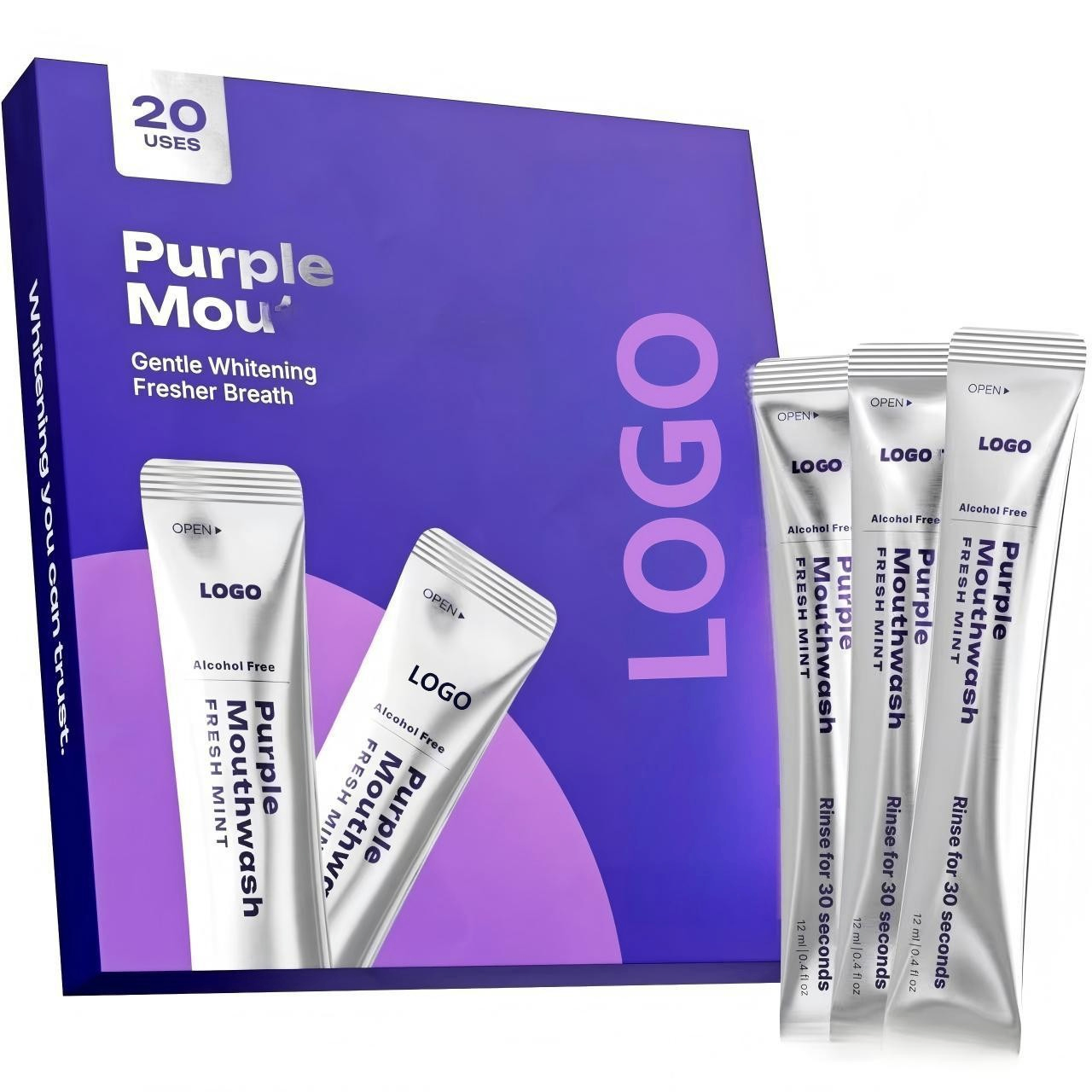 Teeth whitening mouthwash image