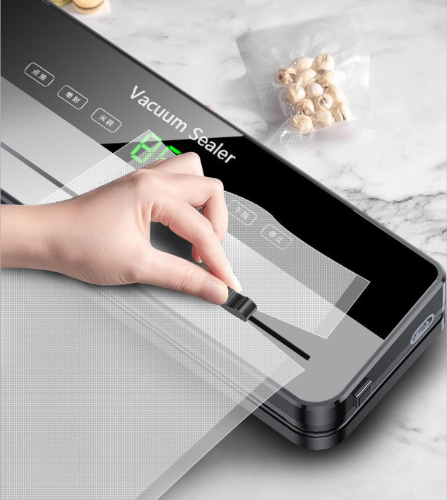 Fully automatic wet and dry vacuum sealing machine for home use, sealing machine for fresh food packaging, vacuum machine image