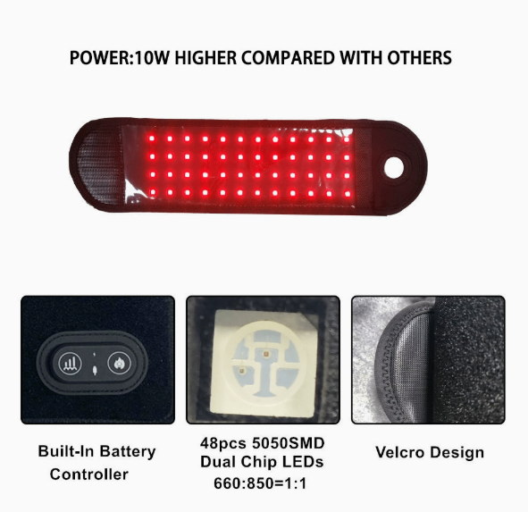 Red light facial, neck, wrist, and wrist pain-specific wrist massager image