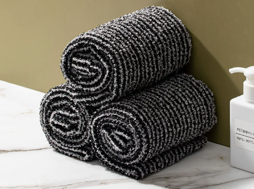 Bath towel, bath towel, carbon fiber bath scrubber image