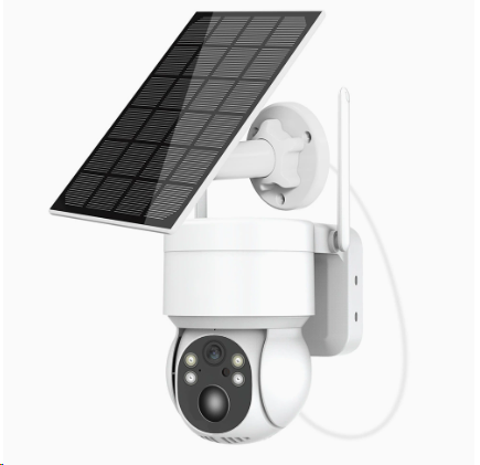 WiFi Cámara PTZ inalámbrica solar HD para exteriores de 3 MP con monitor 4G image