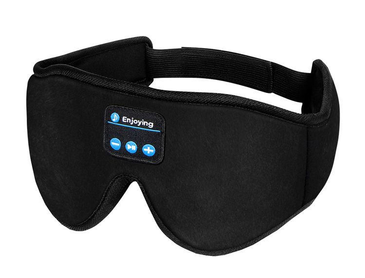 Binocular stereo music light-blocking sleep mask image