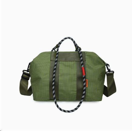 Simple travel bag, casual nylon checkered handbag image