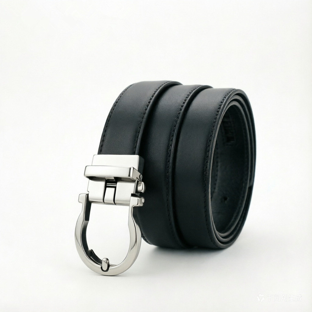 Women's genuine leather cowhide belt image