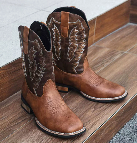 Men's high cut workwear boots