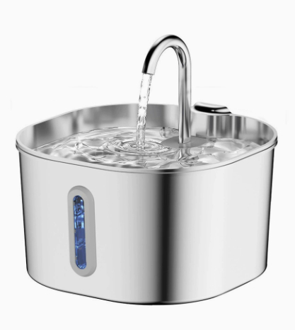 Stainless steel pet water dispenser