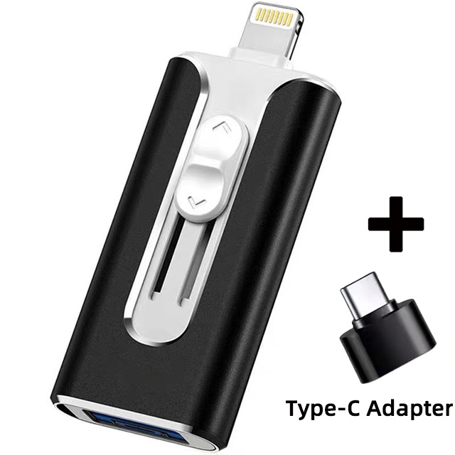 USB flash drive compatible with Android and Apple phones image
