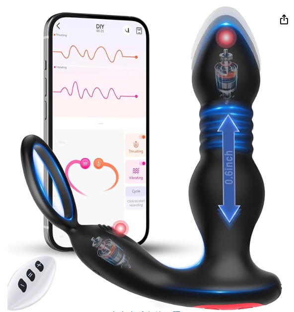 Prostate massager vibrator image