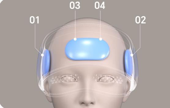 Head massager sleep device