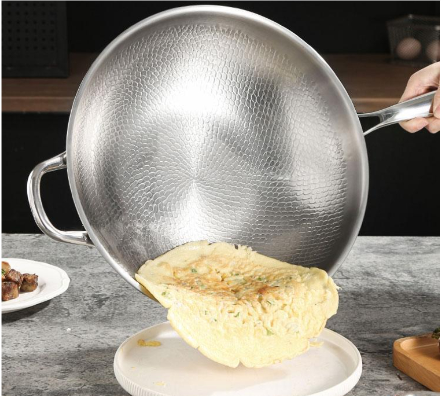 Household flat-bottomed frying pan