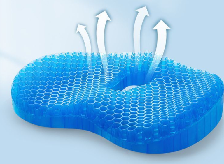 Jelly honeycomb gel cushion silicone ice cushion chair cushion
