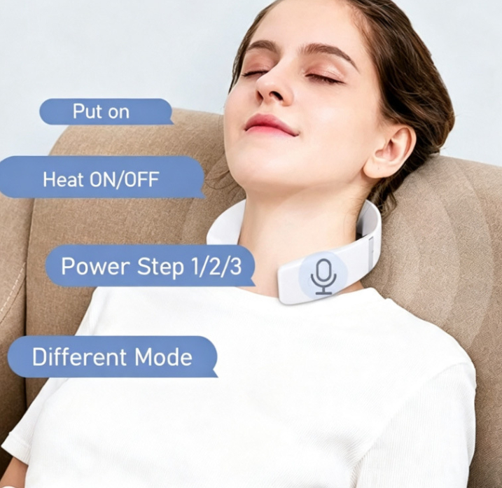 Wireless intelligent cervical massage device portable charging
