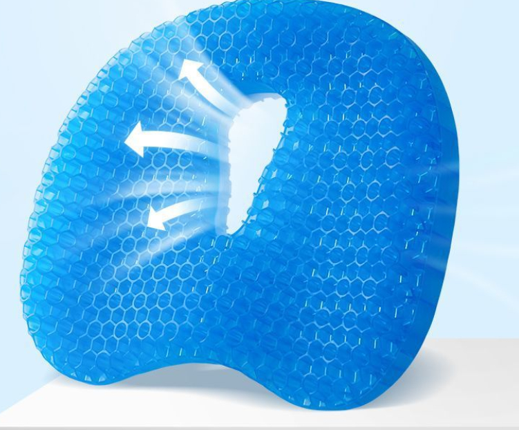 Jelly honeycomb gel cushion silicone ice cushion chair cushion