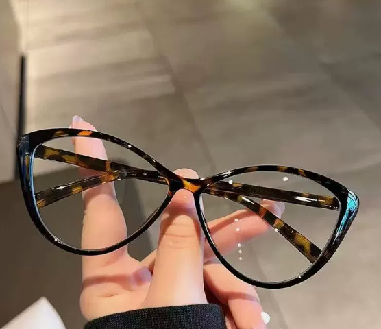 Retro cat eye large frame female Korean style slimming glasses frame