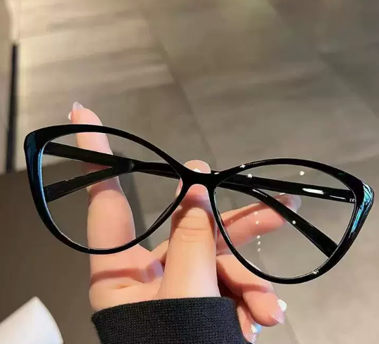 Retro cat eye large frame female Korean style slimming glasses frame