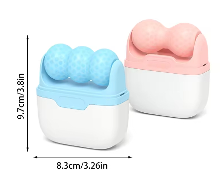 Double-sided roller ice pack device