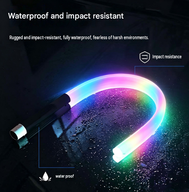 Bendable LED light strip with multifunctional high power